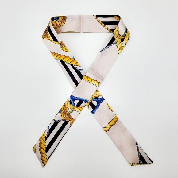 Skinny Scarf | Hand Bag, Neck Scarf (2 pieces) - Color Set #22 / Brand NEW - Picture 8 of 12